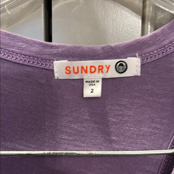 SUNDRY Lavender Tank Sundress Size2 Cotton Blend dress - Picture 4 of 6